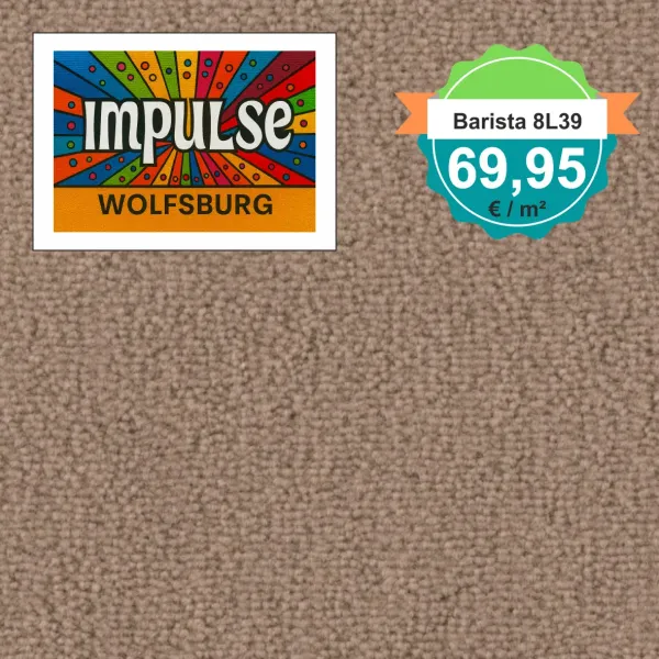 Teppichmuster Vorwerk Barista 8L39 – Velours in 4 oder 5 m Breite